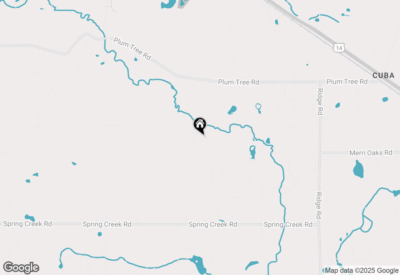 Map of 12 Rock Ridge Road, Barrington Hills, IL 60010