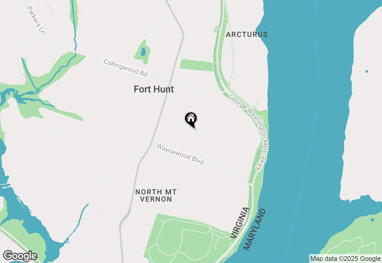 Map of 8412 Culver Place, Alexandria, VA 22308