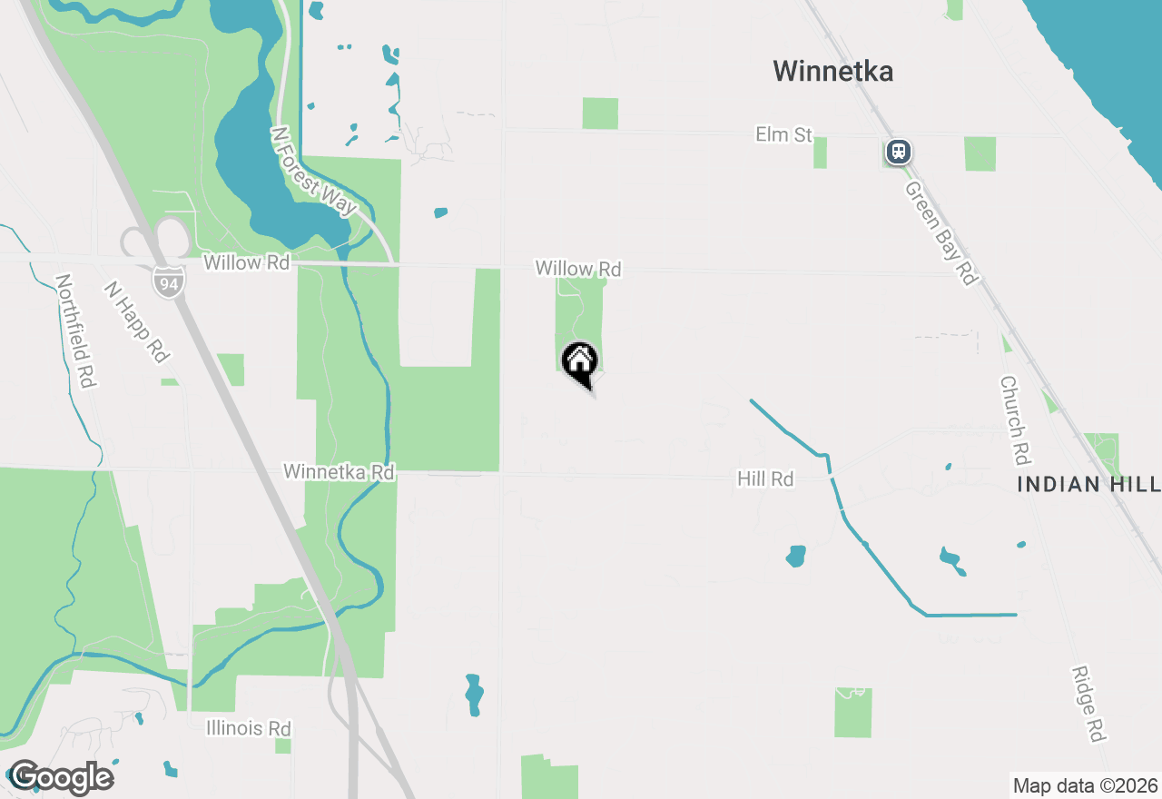 Map of 190 Apple Tree Road, Winnetka, IL 60093