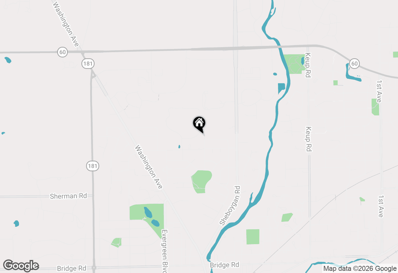 Map of N105W6421 Stone Lake Cir #31, Cedarburg, WI 53012