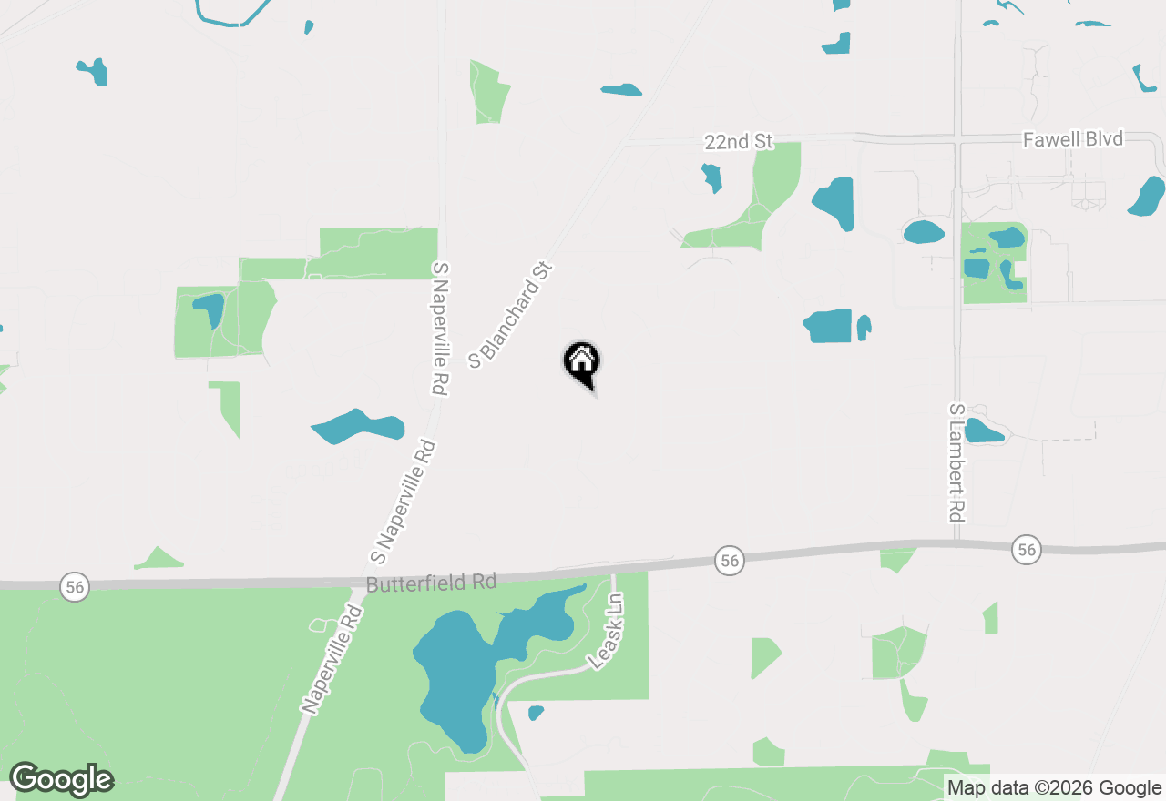Map of 41 Kensington Circle #102, Wheaton, IL 60189