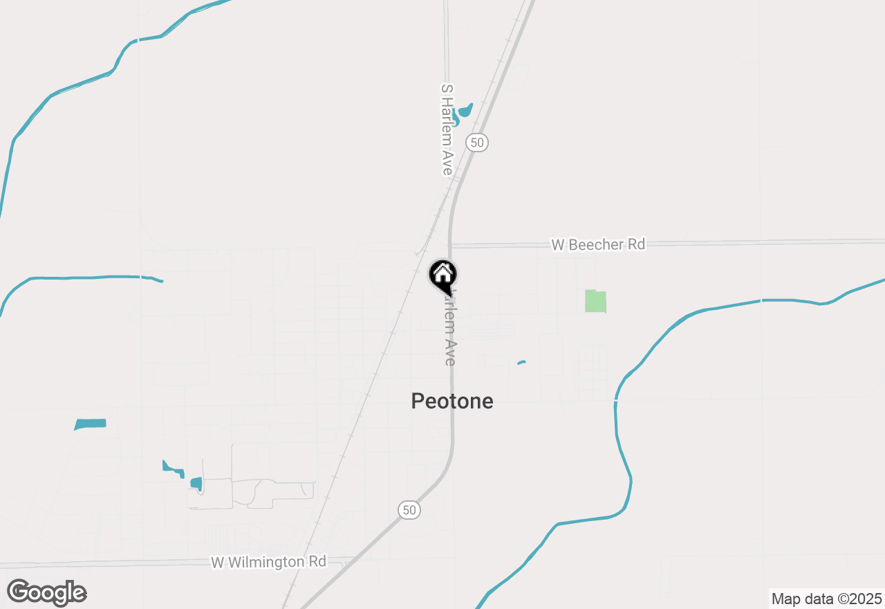Map of 322 N Harlem Avenue, Peotone, IL 60468