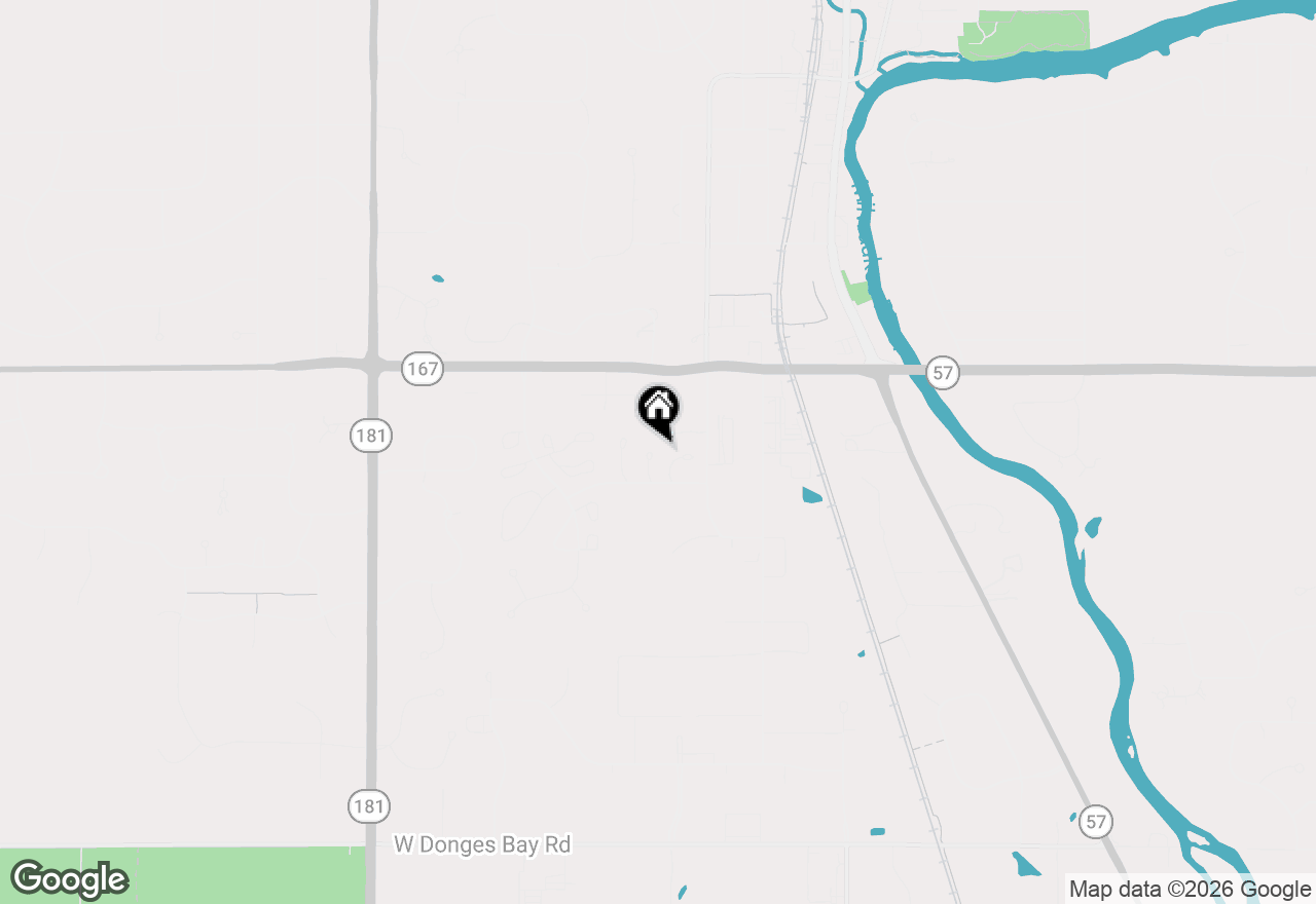 Map of 11013 N Elder Tree Ct, Mequon, WI 53092