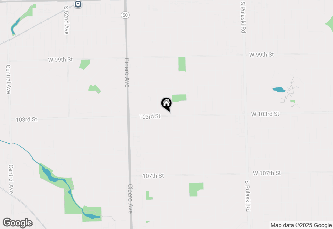 Map of 4544 W 103rd Street, Oak Lawn, IL 60453