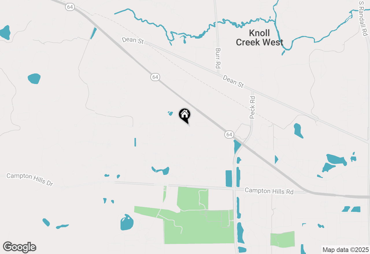 Map of 38W411 Hilltop Drive, St. Charles, IL 60175