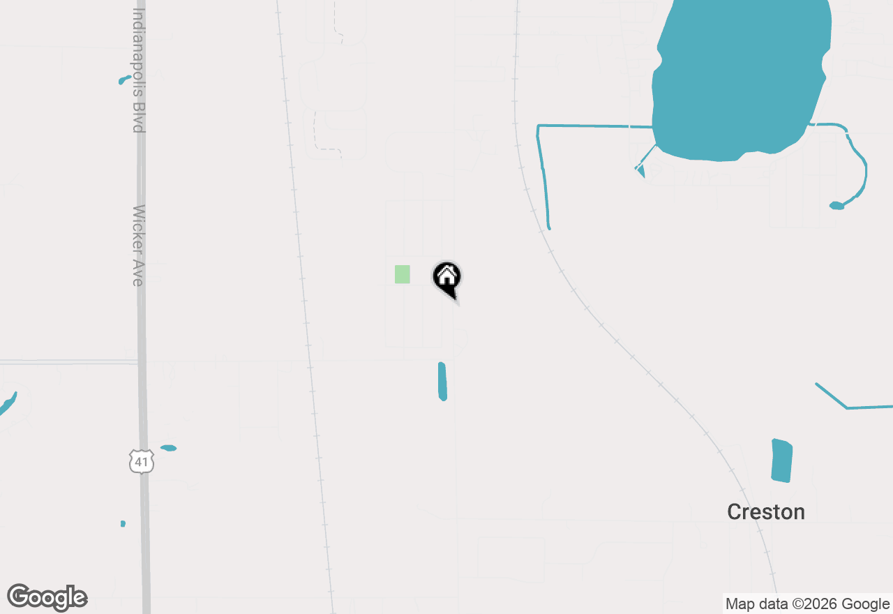 Map of 14935 Ivy Street, Cedar Lake, IN 46303
