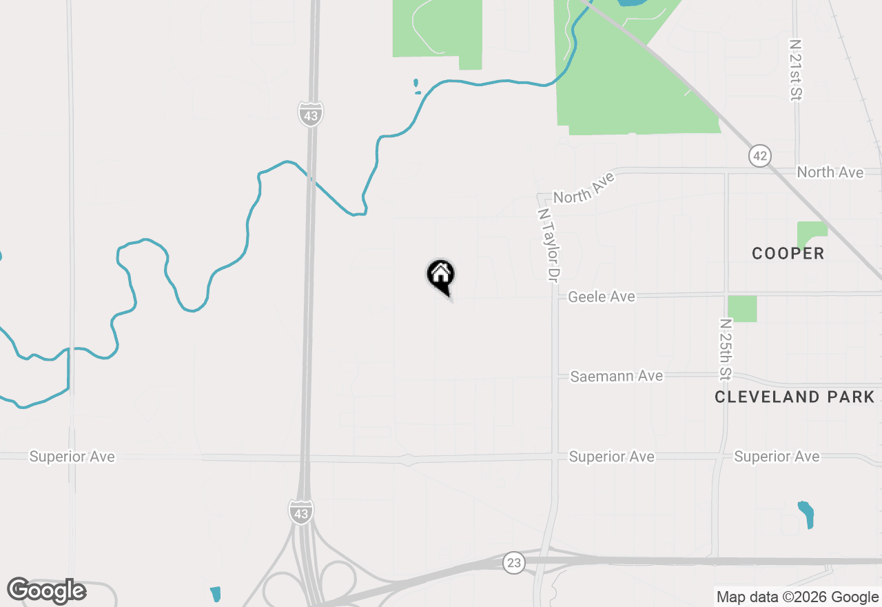 Map of 2119 N 38th St, Sheboygan, WI 53081