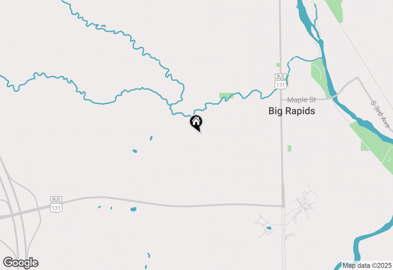 Map of 413 Bailey Drive, Big Rapids, MI 49307