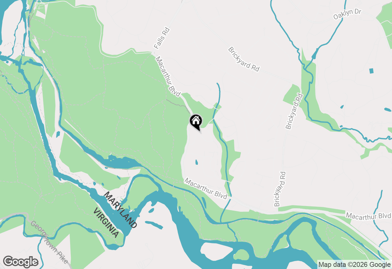 Map of 10923 Whiterim Drive, Potomac, MD 20854