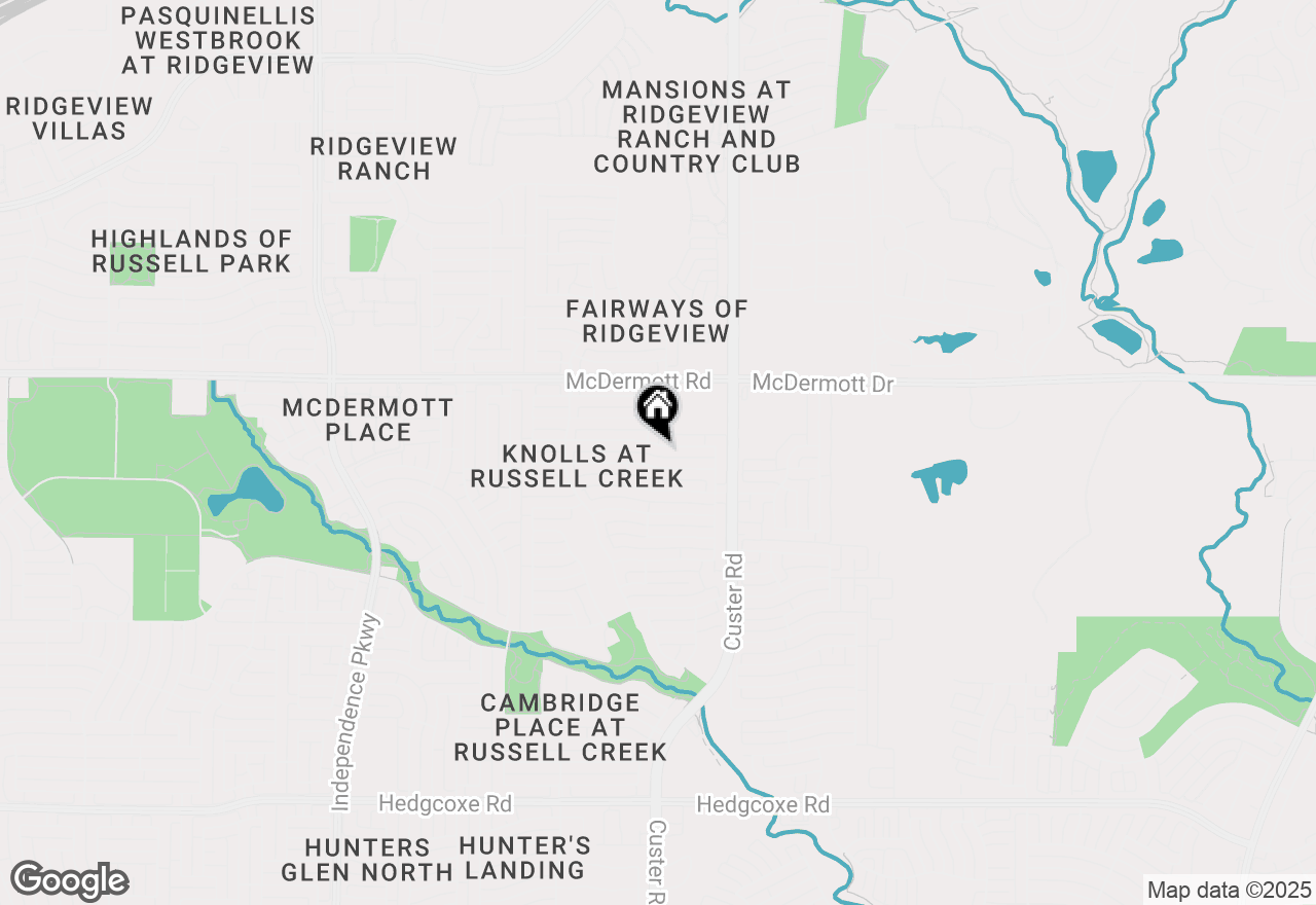 Map of 2328 Cimmaron Drive, Plano, TX 75025