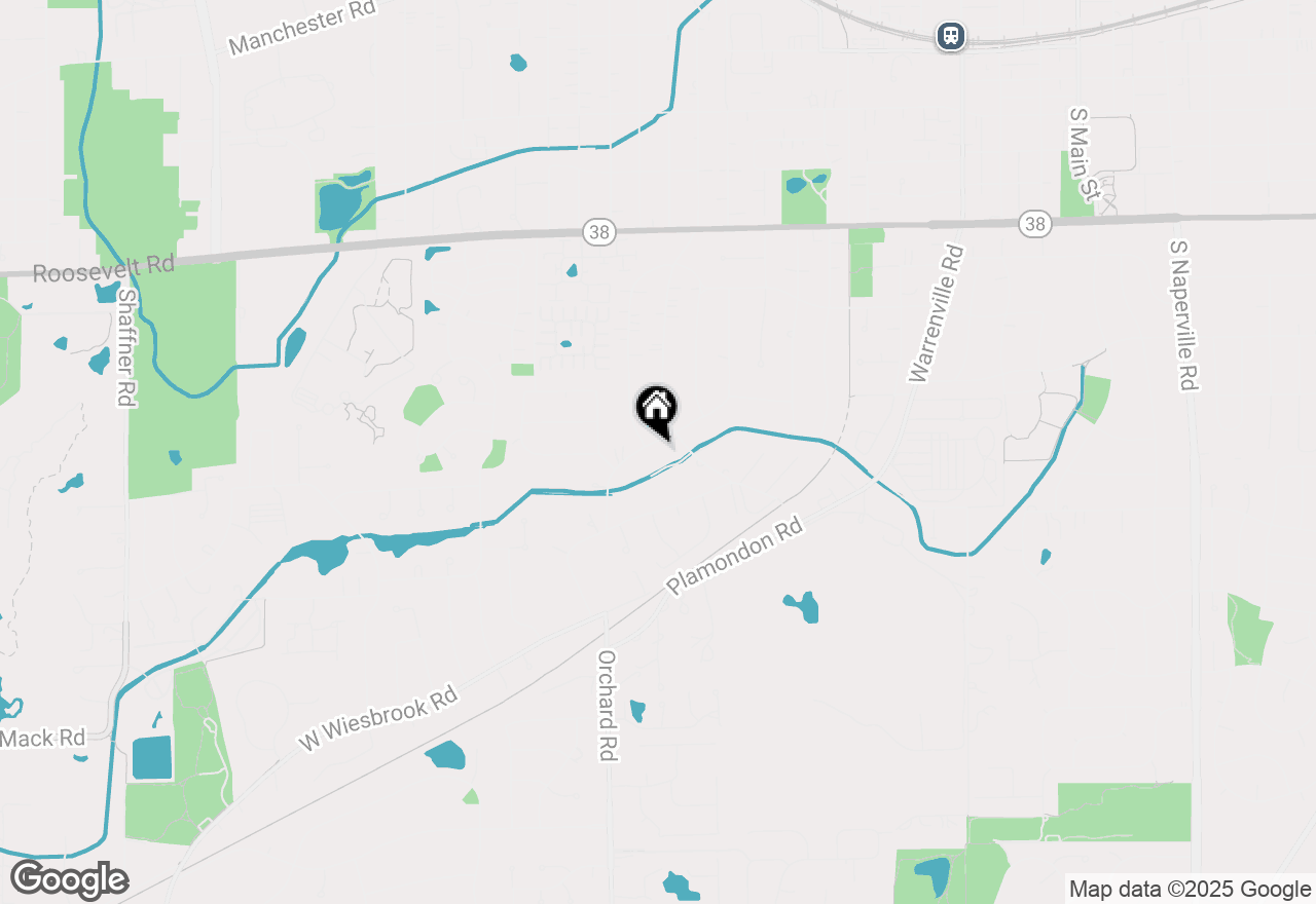 Map of 1225 Aurora Way, Wheaton, IL 60189