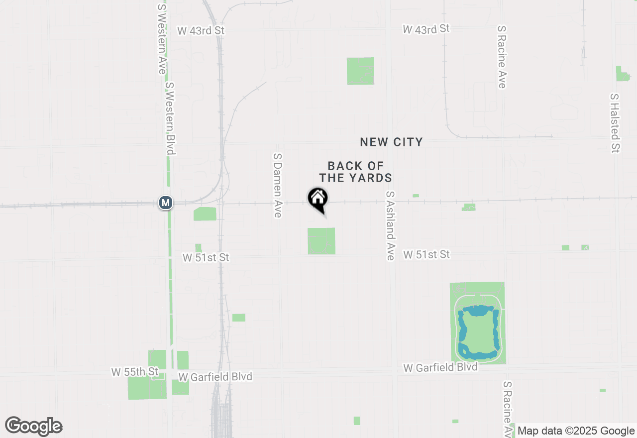 Map of 4944 S Honore Street, Chicago, IL 60609