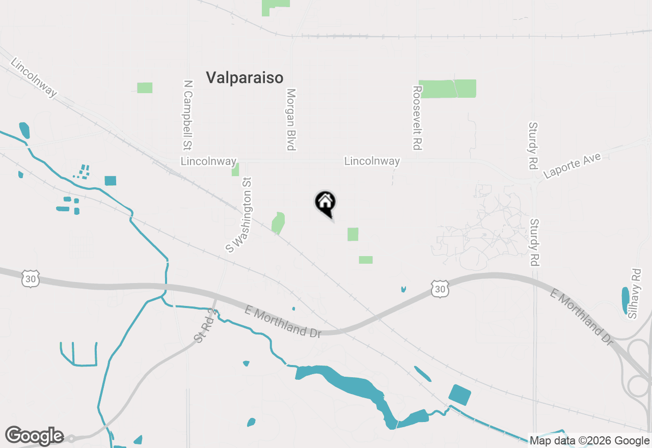 Map of 509 Union Street, Valparaiso, IN 46383