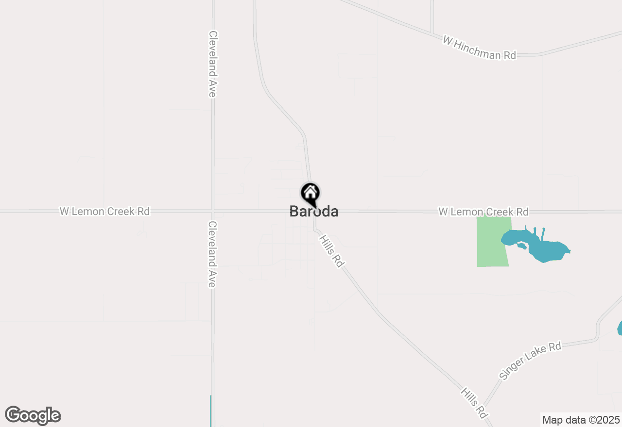 Map of 8906 1st Street, Baroda, MI 49101