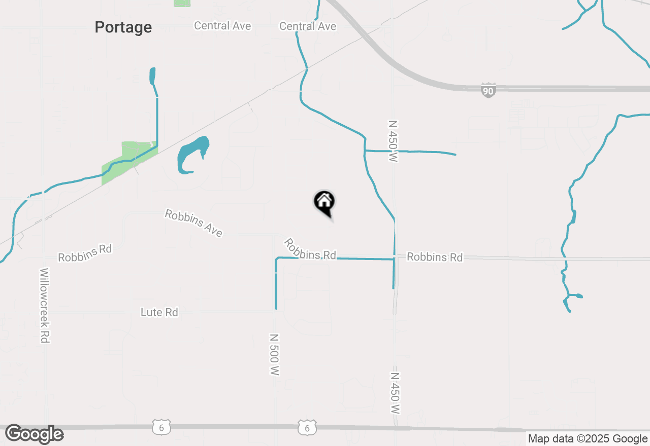 Map of 6620 Timberwood Avenue, Portage, IN 46368
