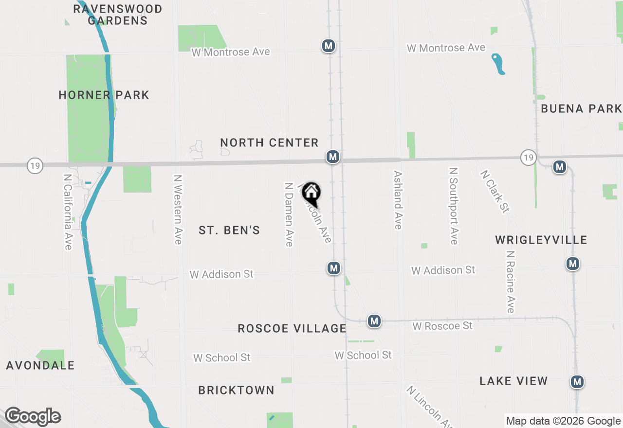 Map of (Address confidential), Chicago, Illinois 60613