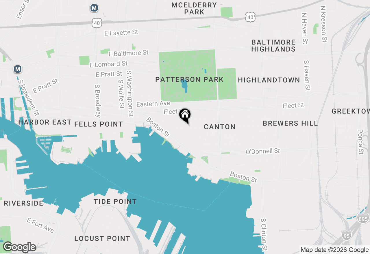 Map of 2516 Fait Avenue, Baltimore, MD 21224