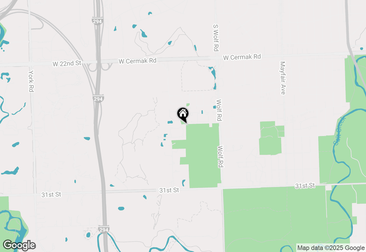 Map of 2601 Burton Drive, Westchester, IL 60154