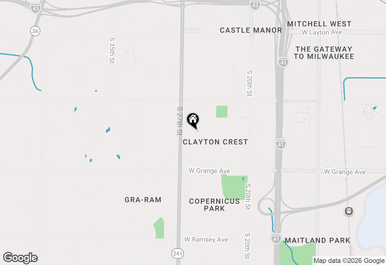 Map of 5270 S 26th St, Milwaukee, WI 53221