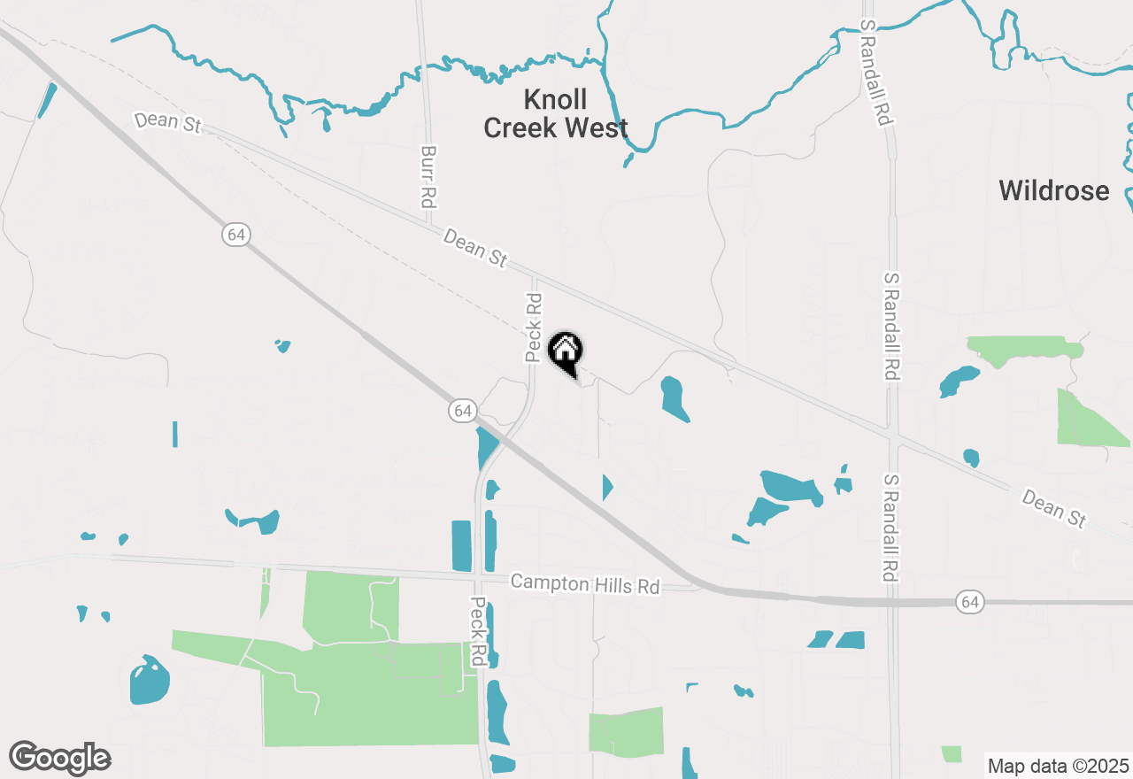 Map of 270 Birch Lane, St. Charles, IL 60175