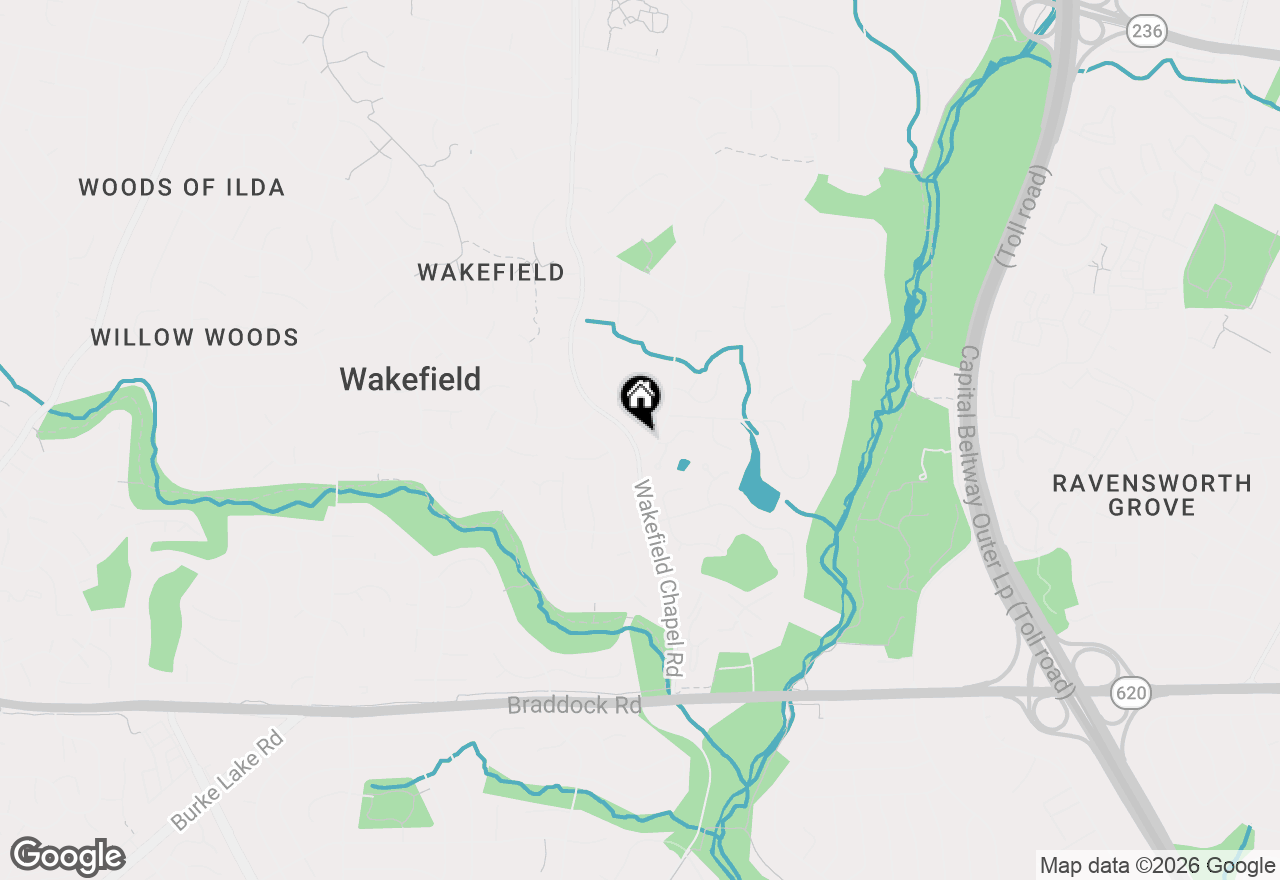 Map of 4815 Wakefield Chapel Road, Annandale, VA 22003