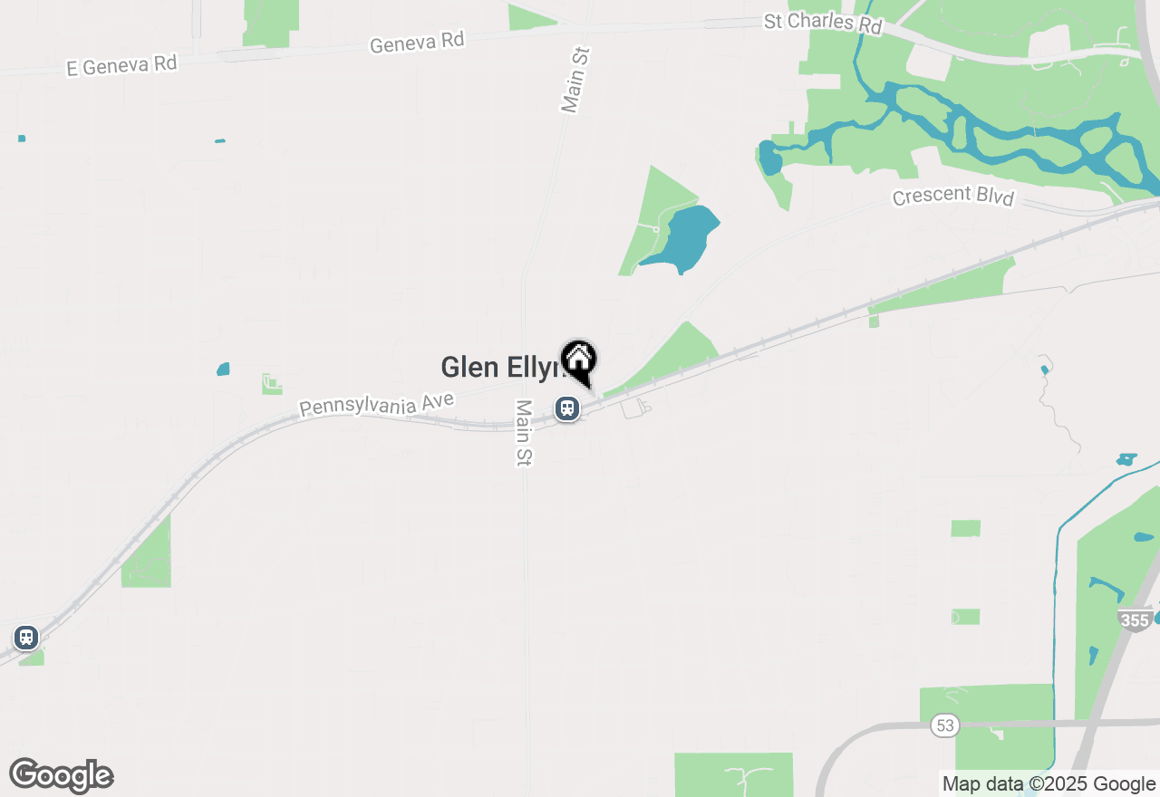 Map of 570 Crescent Boulevard #409, Glen Ellyn, IL 60137