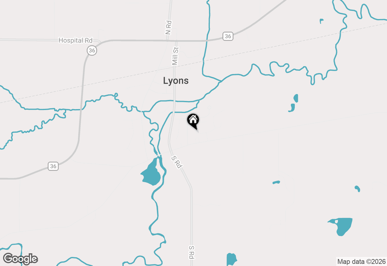 Map of 5995 Christine Ct #5993, Lyons, WI 53105