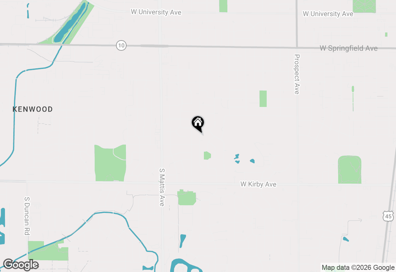 Map of 1203 Mayfair Road, Champaign, IL 61821