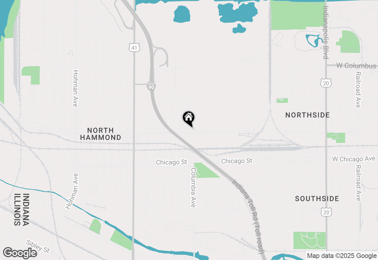 Map of 1137 Gostlin Street, Hammond, IN 46327