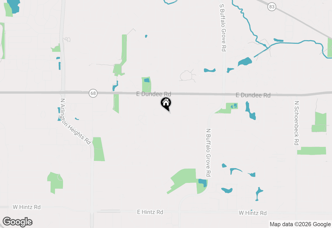 Map of 1017 Brentwood Circle, Buffalo Grove, IL 60089