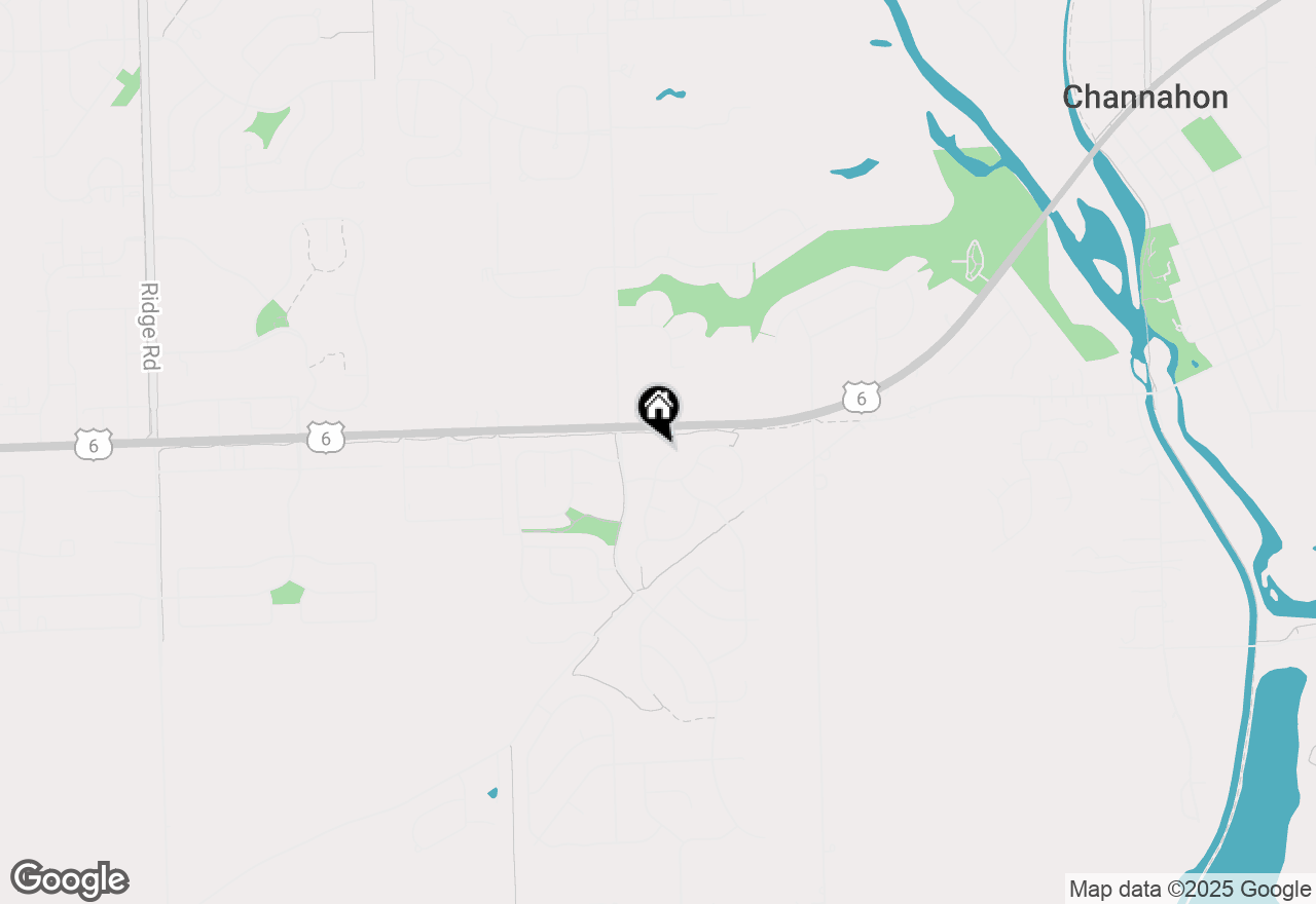 Map of 25632 S Fieldstone Court, Channahon, IL 60410