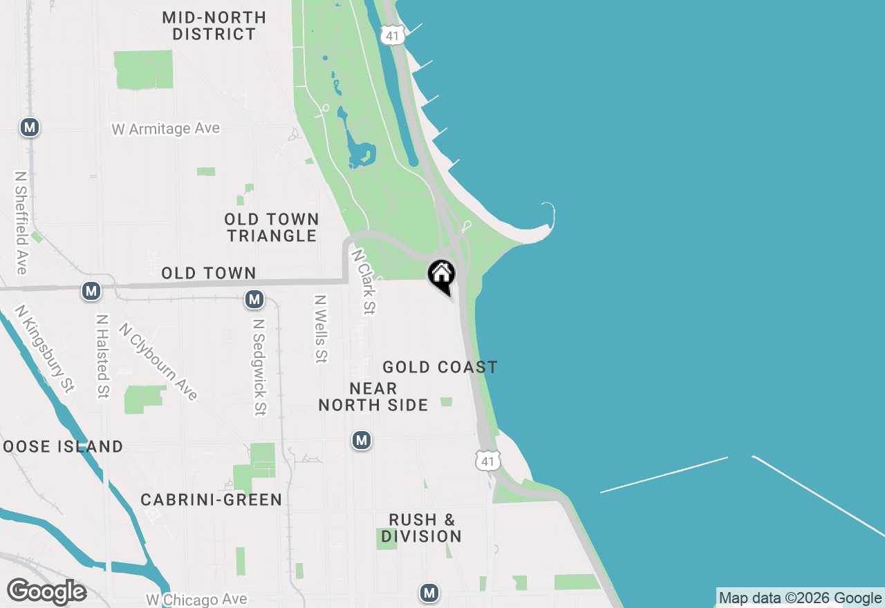 Map of 1515 N Astor Street #5A, Chicago, IL 60610