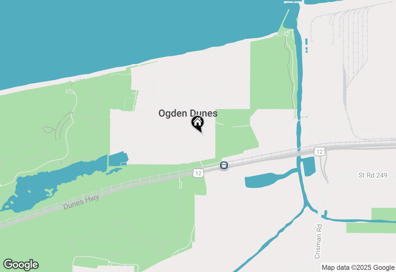 Map of 129 Diana Road, Ogden Dunes, IN 46368