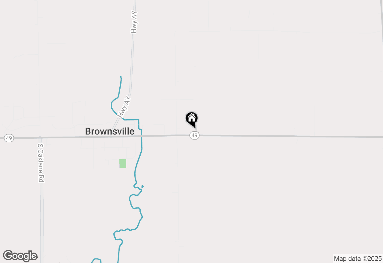 Map of W1656 State Road 49, Brownsville, WI 53006