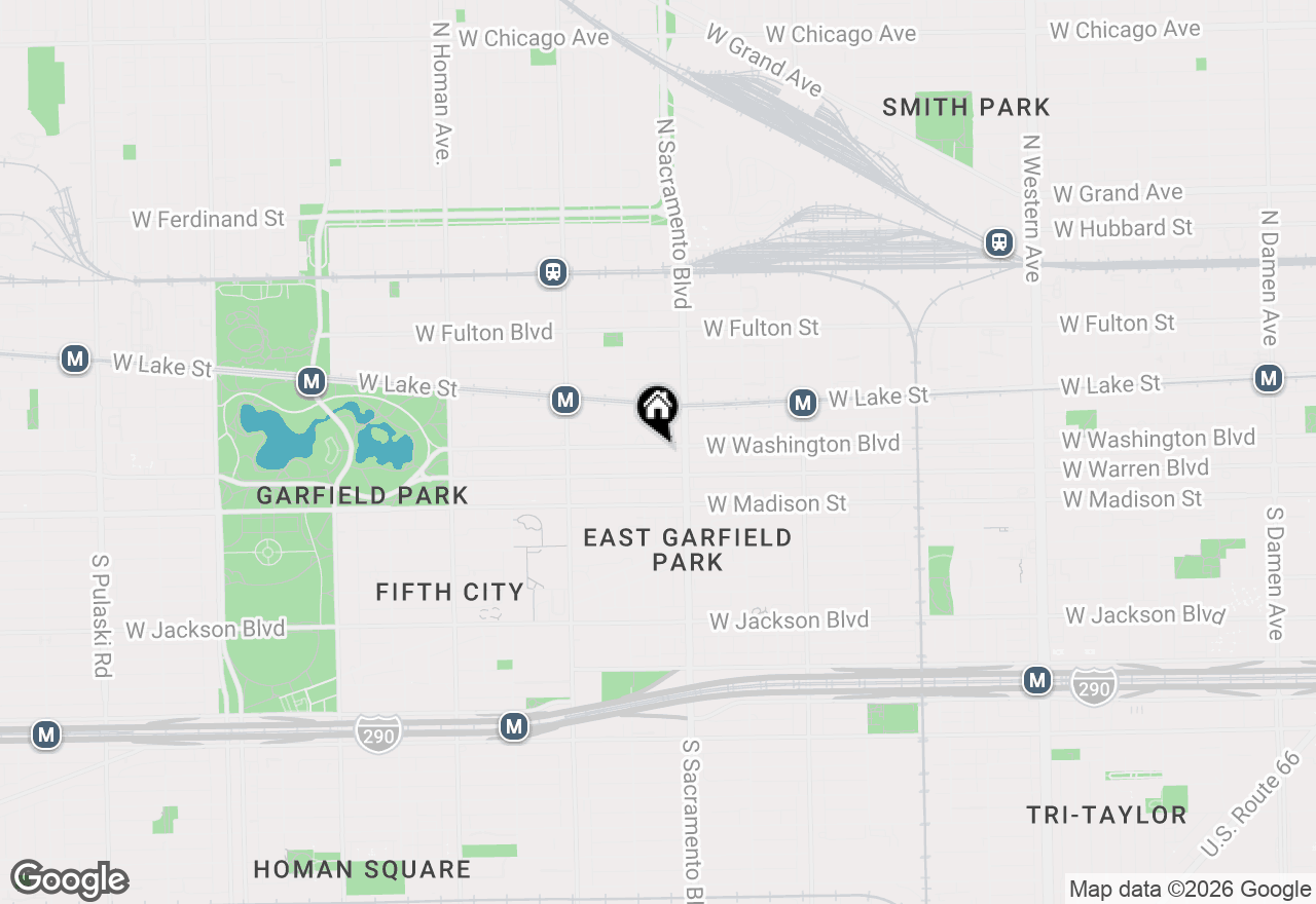Map of 3029 W Washington Boulevard #2, Chicago, IL 60612
