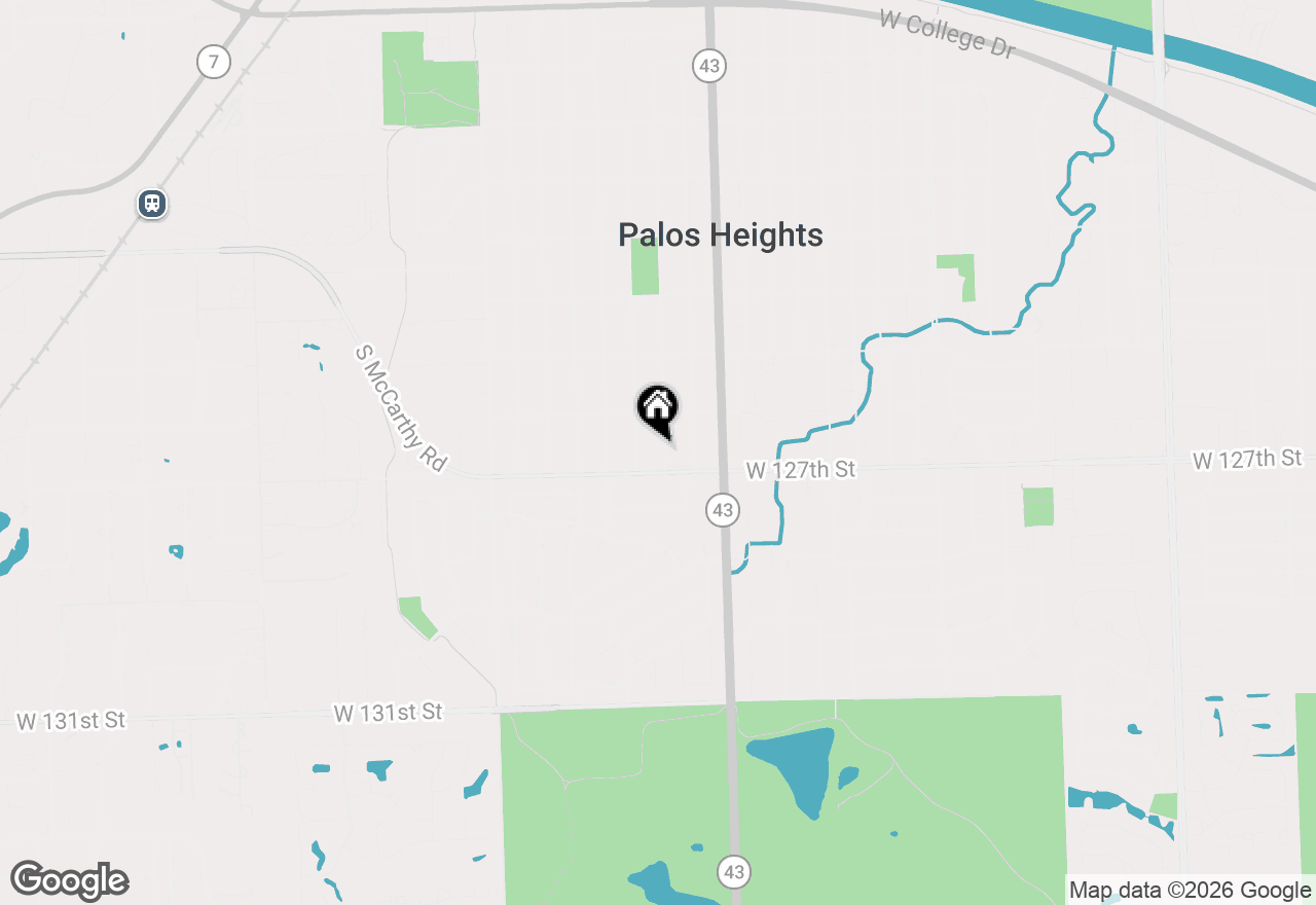 Map of 12632 S 73rd Avenue, Palos Heights, IL 60463