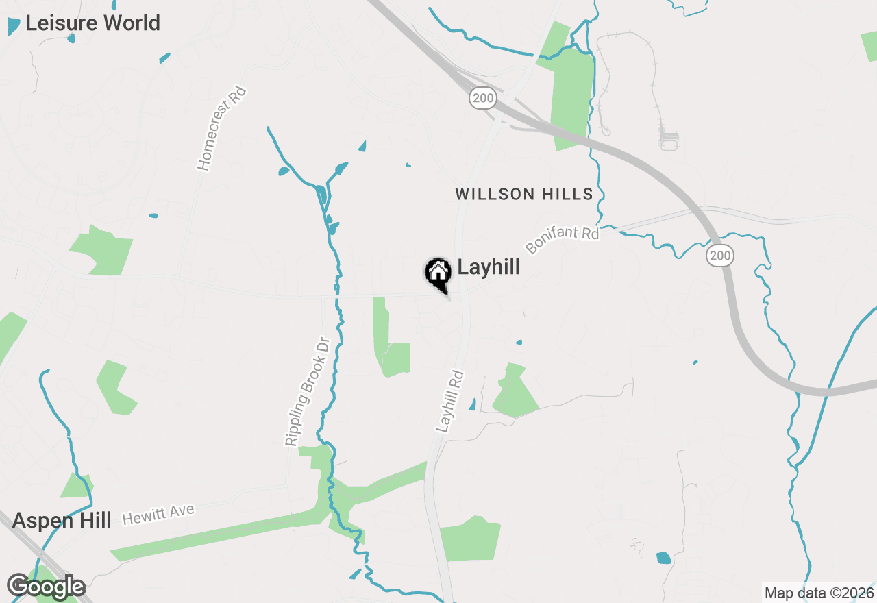 Map of 4 Elm Tree Court, Silver Spring, MD 20906