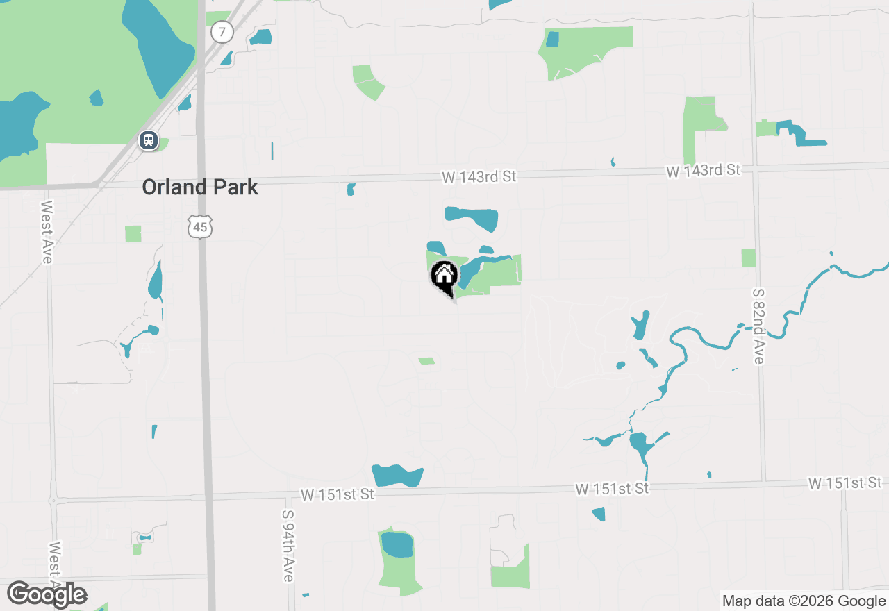 Map of 7060 W 157th Street, Orland Park, IL 60462