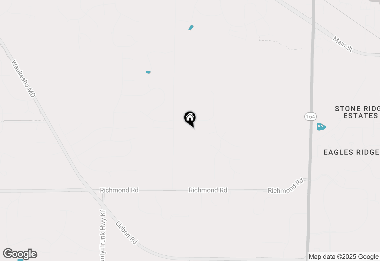 Map of N59W25898 Amberwood Ct, Lisbon, WI 53089