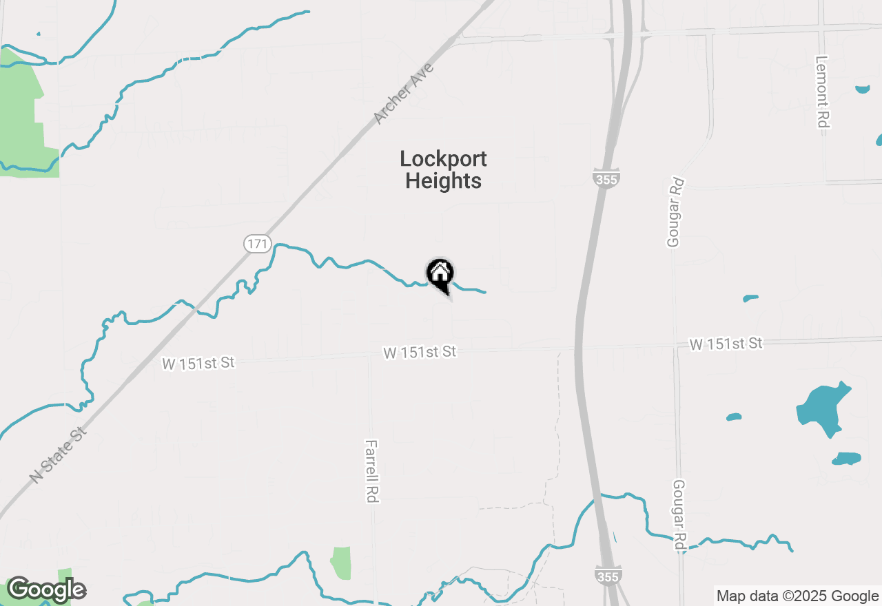 Map of 14800 Hillside Drive S, Lockport, IL 60441