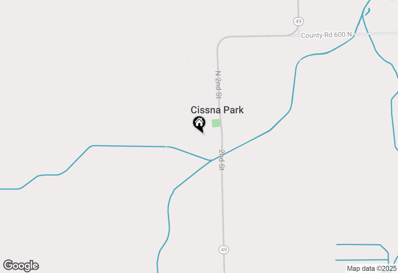 Map of 301 S 4th Street, Cissna Park, IL 60924
