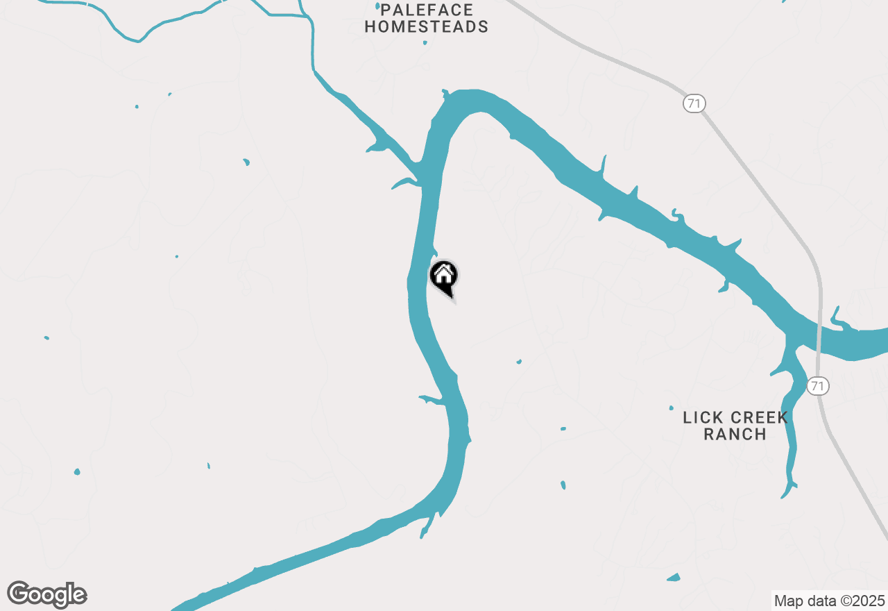 Map of Private Road #10 Pedernales Canyon Trl, Spicewood, TX 78669