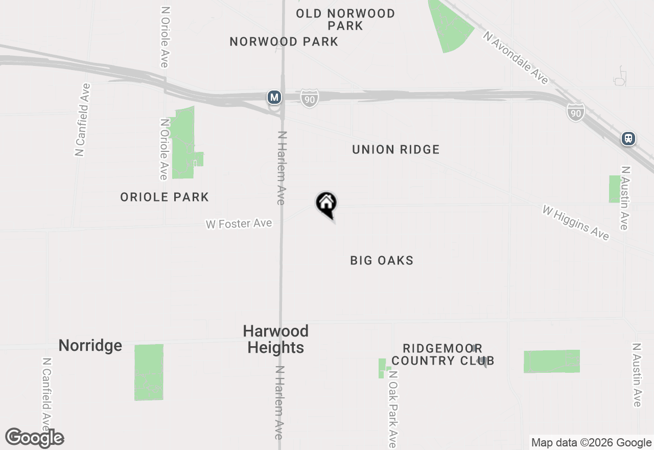 Map of 5121 N Nottingham Avenue, Chicago, IL 60656