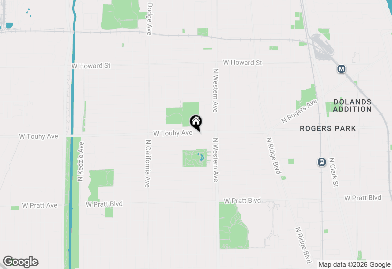 Map of 2501 W Touhy Avenue #202, Chicago, IL 60645