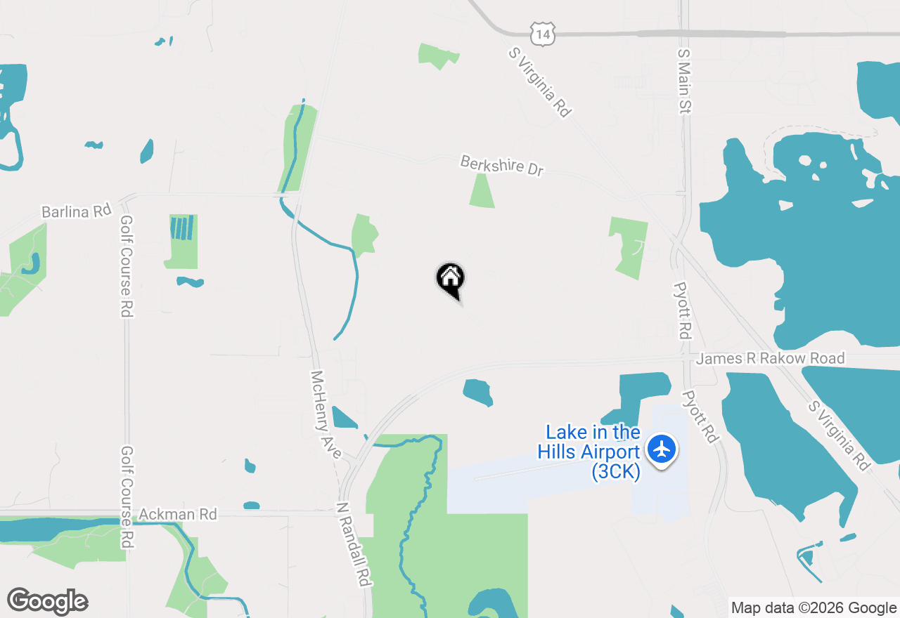 Map of 1003 Sheffield Drive, Crystal Lake, IL 60014