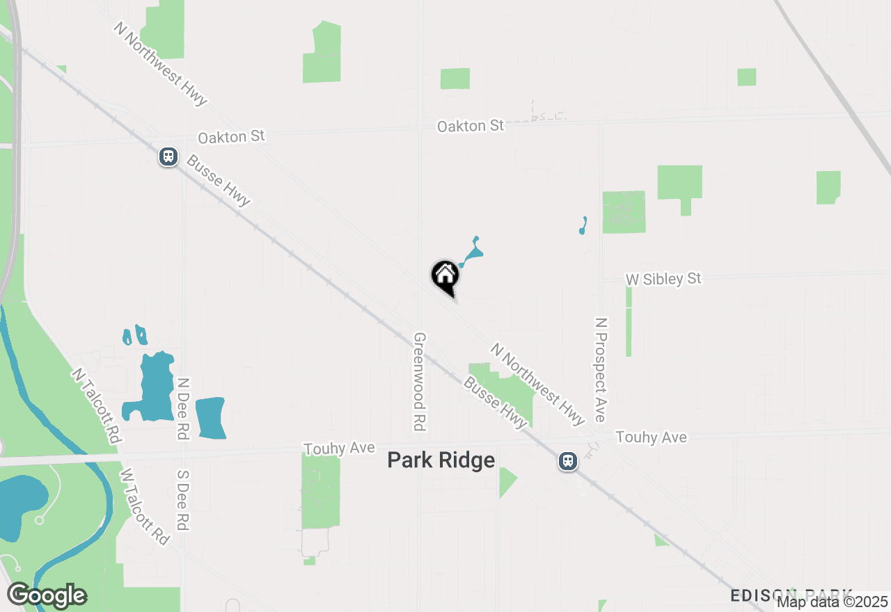 Map of 500 N Northwest Highway #213, Park Ridge, IL 60068