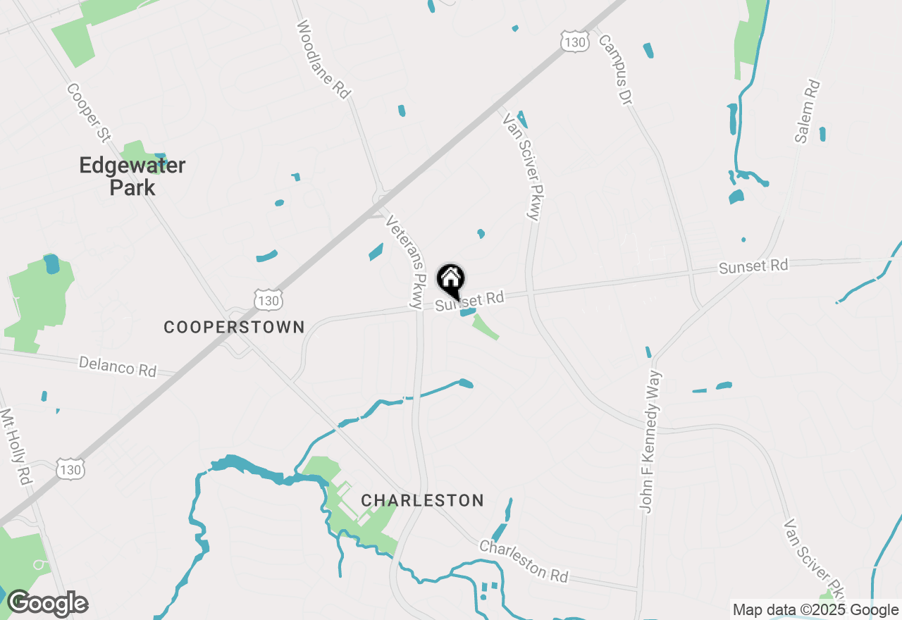 Map of 51 Bradford Lane, Willingboro, NJ 08046