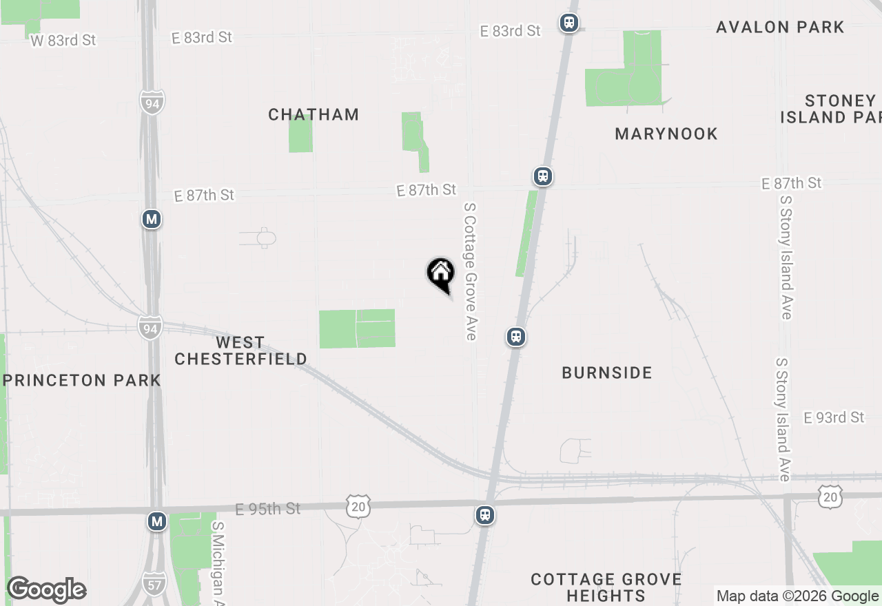 Map of 708 E 90th Street, Chicago, IL 60619