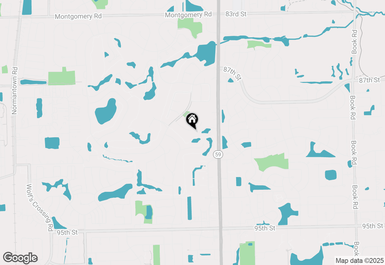 Map of 3140 Treesdale Court, Naperville, IL 60564