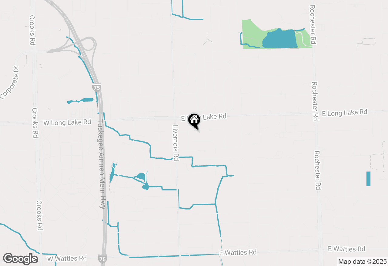 Map of 124 Belhaven Drive, Troy, MI 48085